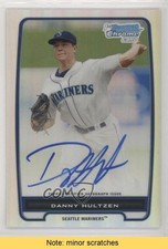 2012 Bowman Chrome Prospects Refractor 73/500 Danny Hultzen #BCP87 Auto READ h7i