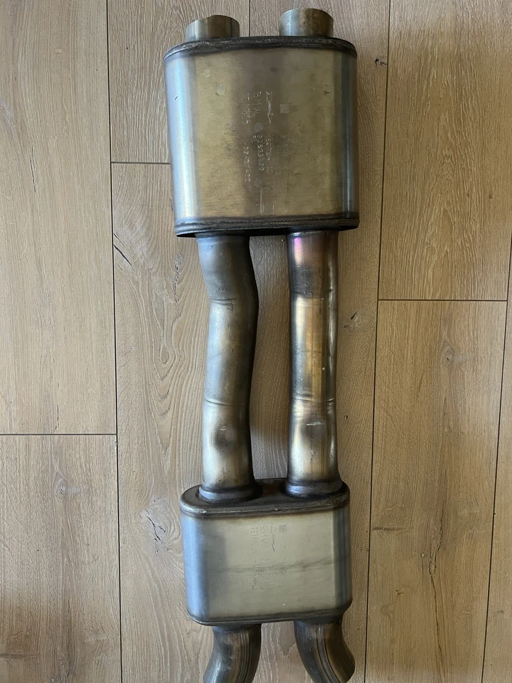 2021-2024 BMW M3 M4 G80 G82 Lower Resonator Muffler Mid Pipe OEM Exhaust - Image 2 of 2