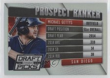 2014 Prizm Perennial Draft Picks Prospect Ranker Silver /100 Michael Gettys 0c6