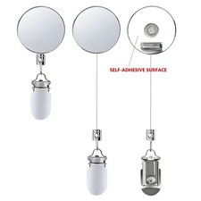 Portables Retractable Towel Holder With Adhesive Base Automatic Towel Rack