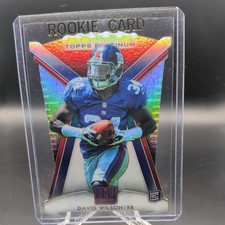 2012 Topps Platinum Die Cut #PDC-DW DAVID WILSON New York Giants RC F4