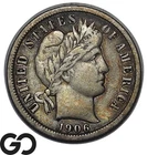 1906-D Barber Dime