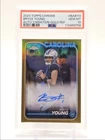 BRYCE YOUNG 2024 TOPPS CHROME VARIATION GOLD POP 5 AUTO /50 PSA 10 Q4244
