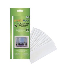 50 Window Fly Gnat Traps Sticky Non-Toxic Clear Fly Paper Indoor Catcher