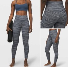 Luluemon align Leggings Heathered Herringbone Gray White Size 2