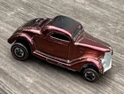 Vintage 1968 Hot Wheels Redline Brown 36 Ford Coupe USA Toy Car