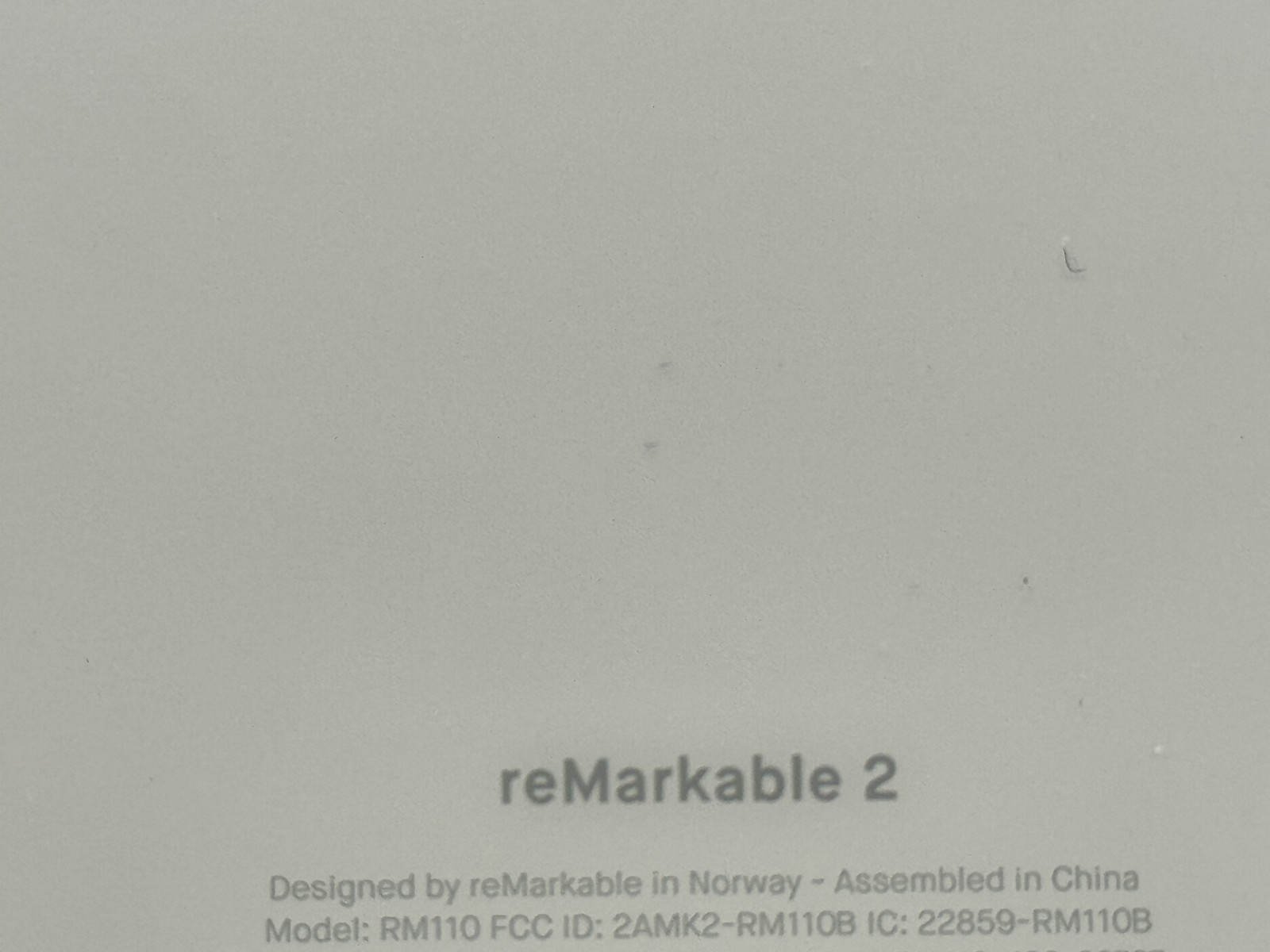 reMarkable 2 RM110 10.3" Paper Tablet/Electronic Book Reader 8GB Gray New Open 