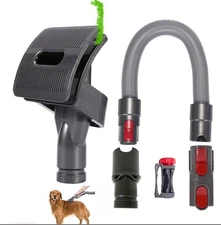 Pet Grooming Vacuum Attachment Kit for Dog Hair Removal Compatible with Dyson