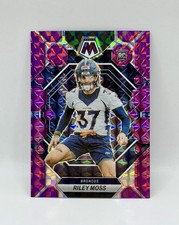 2023 Panini Mosaic Riley Moss RC - Purple Parallel /49 - Broncos