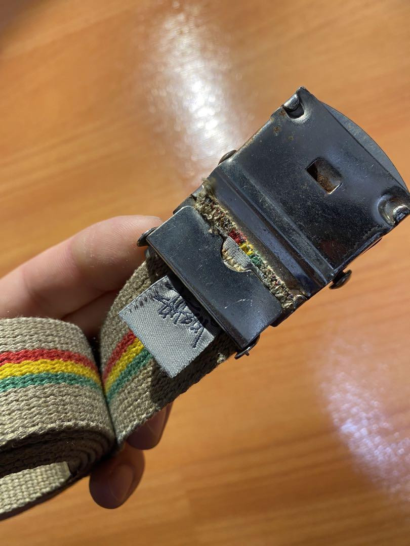Stussy Rasta Gacha Belt Vintage Clothing Super Rare 90s Stussy Rasta Gacha Belt Vintage Clothing Super Rare 90s