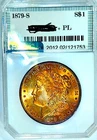1879-S  Pristine Gem BU  +++++  PL Proof-like Morgan Dollar Outrageous  PL