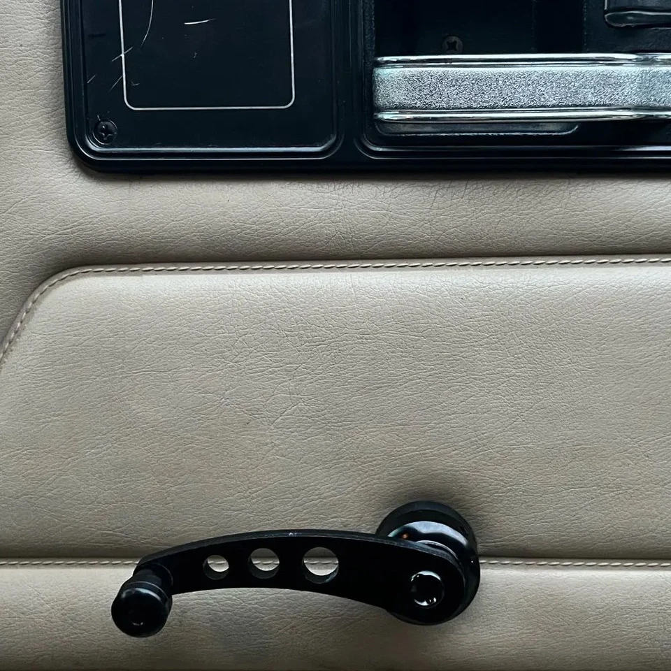 2PC Aluminum Manual Window Crank Handle Winders Hand Car Truck Door Accessories - Image 4 of 4