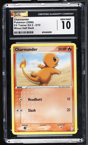 Charmander graded CGC 10 for sale on eBay