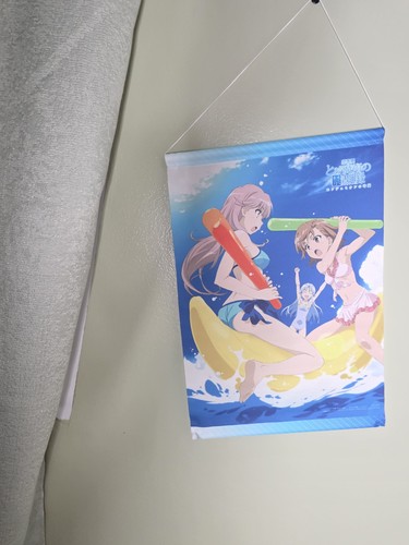 Anime Wall scroll / Tapestry from Japan HQ railgun misaka mikoto