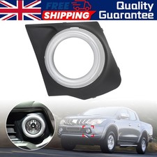 Left Side Fog Light Cove Grille Trim For 2015-2018 Mitsubishi L200 Triton MQ MR