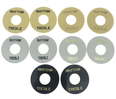 #ad #ad KAISH Set of 2 LP Guitar Toggle Switch Washer Rhythm Treble Ring for Les Paul $7.99