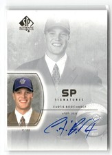2002-03 SP Authentic #CU Curtis Borchardt SP Signatures