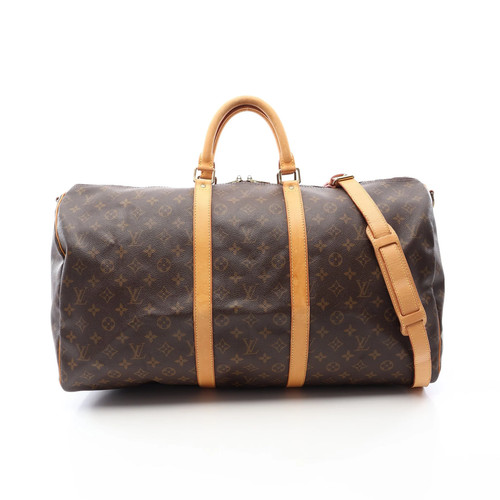 Louis Vuitton Keepall 55 2WAY Boston Bag Brown PVC #RCB10887