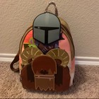 NWT Loungefly x Star Wars The Mandalorian Bantha Ride Cosplay Mini Backpack