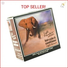 Hair Color Light Brown 4 OZ, 2 Pack