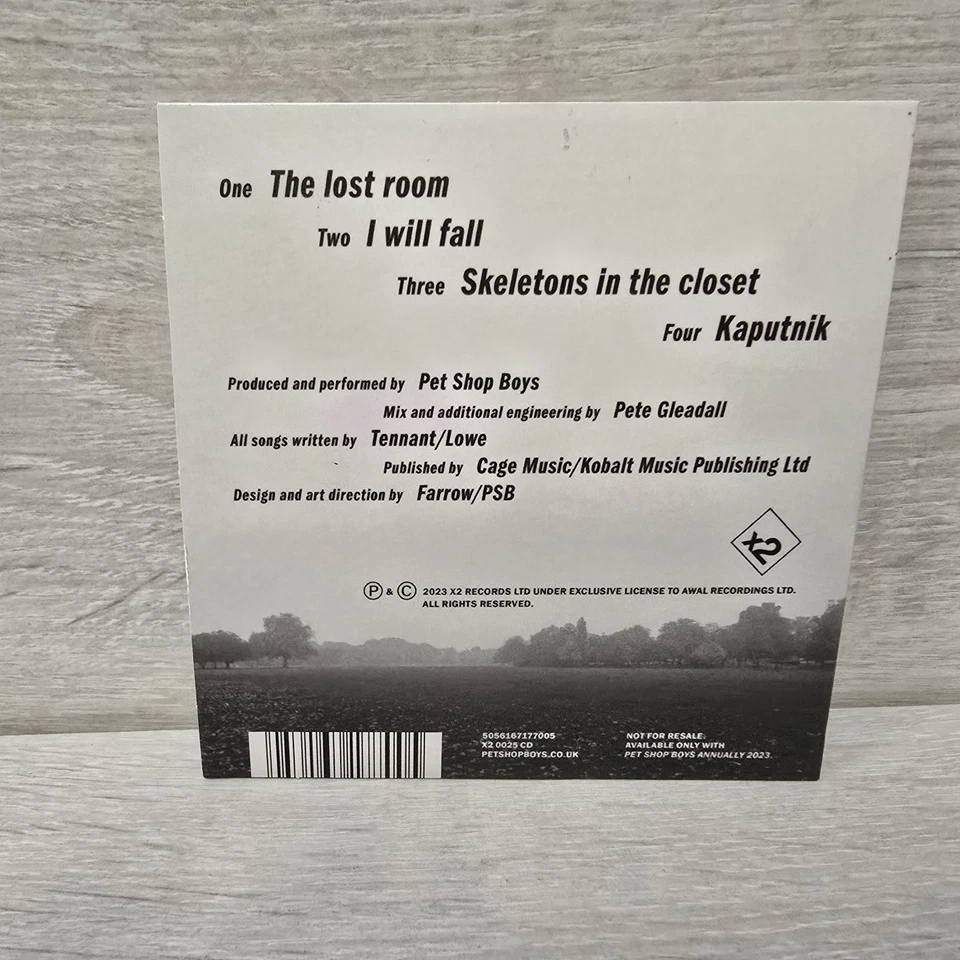 Pet Shop Boys - Lost Scarce 4 Track CD EP 2023 Release Very Good Condition - Image 2 of 4