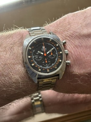 Rare Vintage Tissot Cal 1281 Reference 40606 Seastar T12 Lemania Chronograph