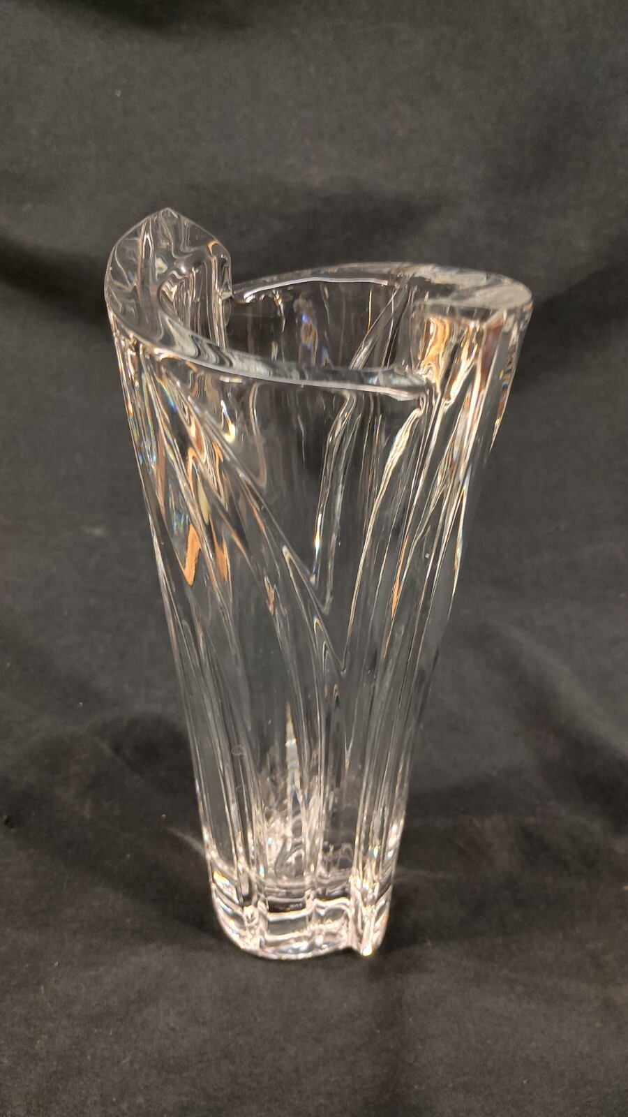Signed Lenox Ovations Crystal Breezes Bud Vase Collection Made In Germany 6.5” H