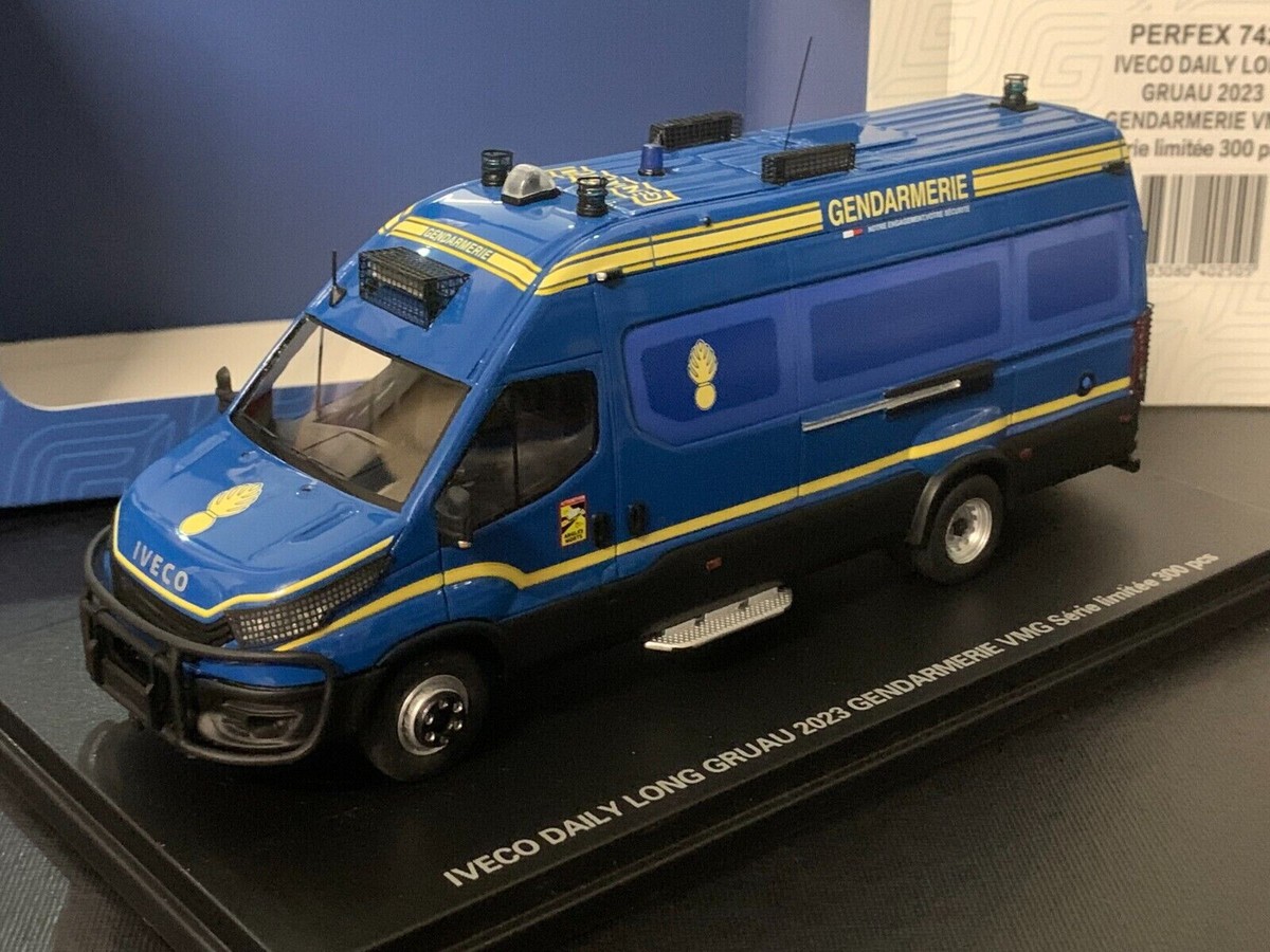 Miniature Perfex 742 Iveco Daily Long Gruau VMG, 1/43, Véhicule Maintien Ordre 2023