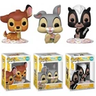 Funko Pop! Disney 80th  Anniversary Bambi 3 pc set Thumper Flower W/ Protectors