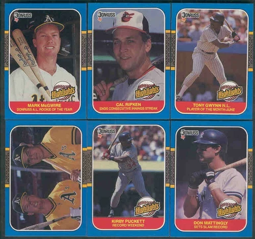 Mark McGwire #46 1987 Donruss Highlights
