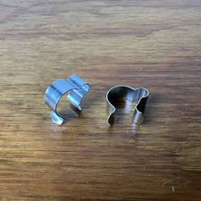 BICYCLE CABLE CLAMPS FITS ROSS SEARS ROAD MUSCLE BIKES & OTHERS VINTAGE NOS 1/2"