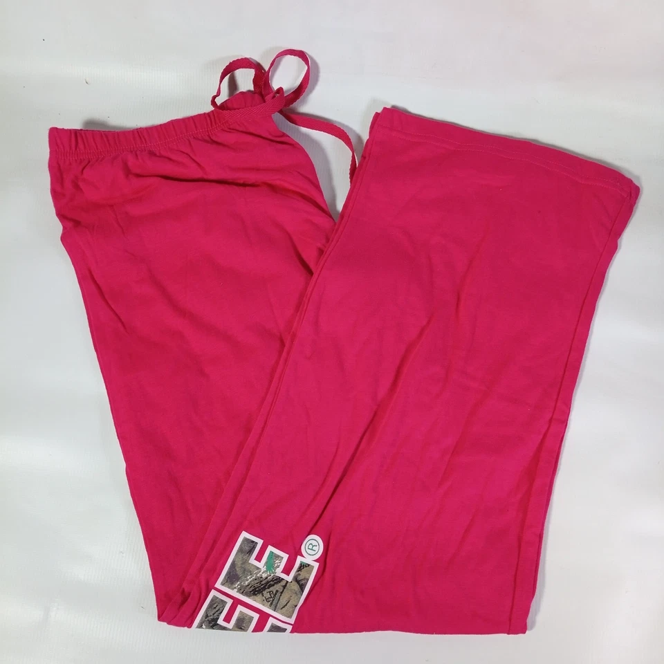 Pantalones de pijama Realtree rosa camuflaje informal salón para mujer grandes Foto 2 de 4