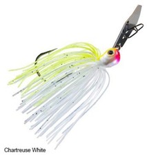 Z-Man Chatterbait Jackhammer 1/2oz Chartreuse/White Bladed Jig