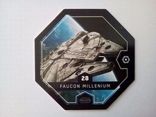 JETON STAR WARS ROGUE ONE COSMIC SHELLS LECLERC 2016 - N° 28 FAUCON MILLENIUM
