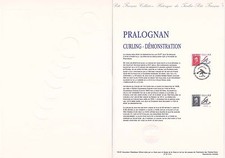 Document Philatélique 1er Jour : 18 1991 - Pralognan Curling