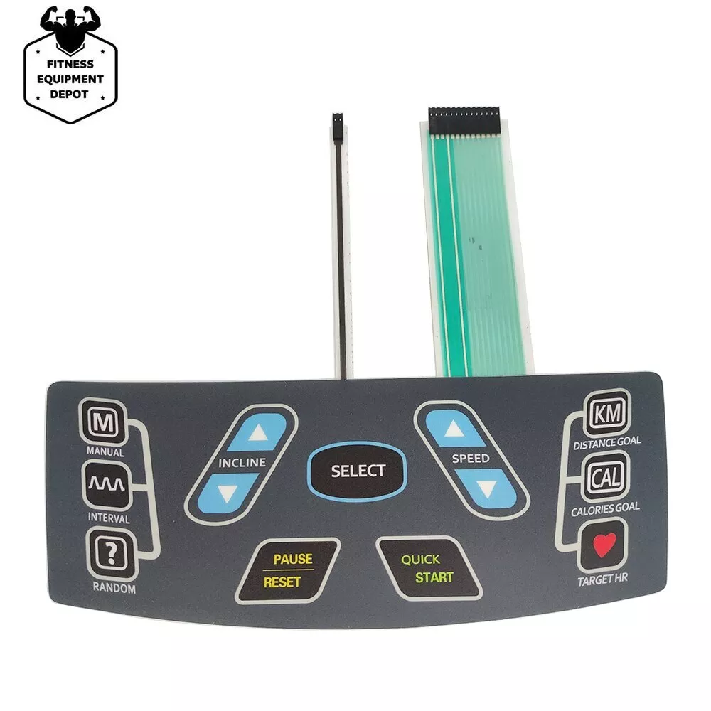 Treadmill Keypad Button for Johnson T6000 Treadmill Spare Parts Numberpad