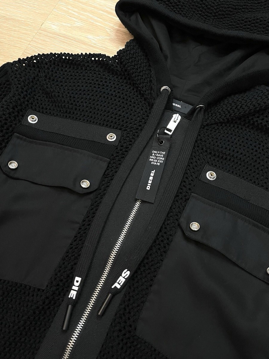 New! Rare Opium Diesel M-Mily Women Hoodie Jacket Rick Owens