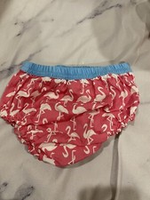 pottery barn kids diaper cover 6-12 Months pink Flamingos