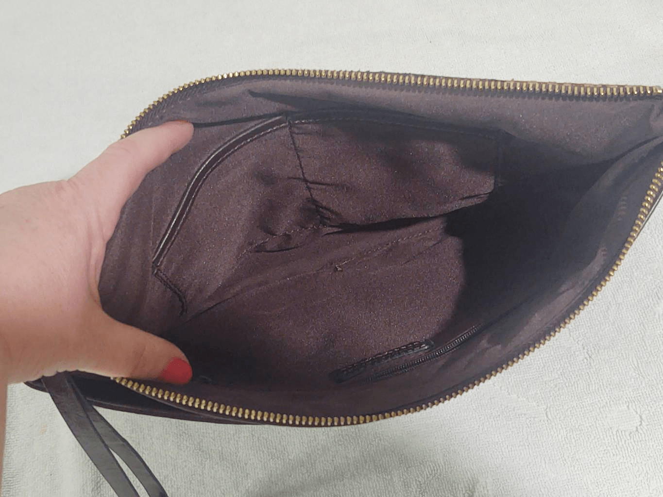 Cosmopolitan Snake Print Patchwork Chocolate Brow… - image 4