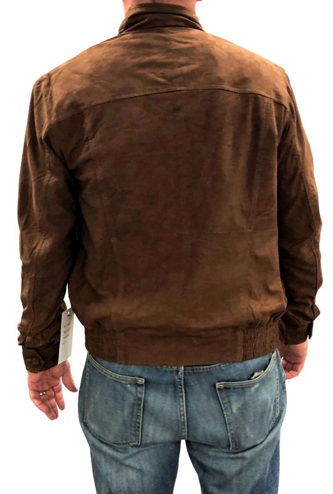 Ceralli Mens Suede Jacket in Brown -Choice of Size S-XXXL image 3