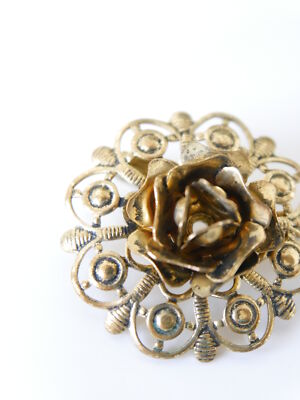 Trachten Anstecker Brosche Trachtenschmuck schöne Rose AS-VIII-27 - Main Image