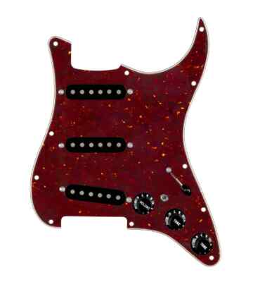 920D Vintage American 7-W w/Toggle Load Pickguard for Strat Guitar Tortoise /Blk