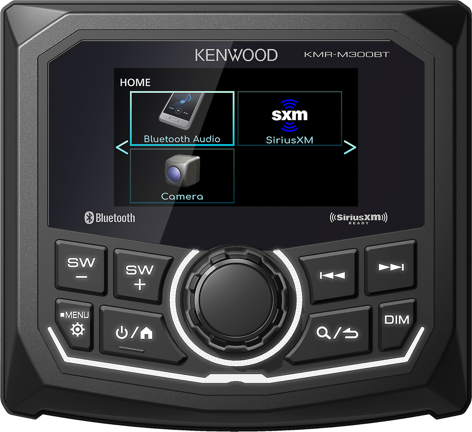 Морской цифровой медиа-ресивер Kenwood KMR-M300BT 46290₽