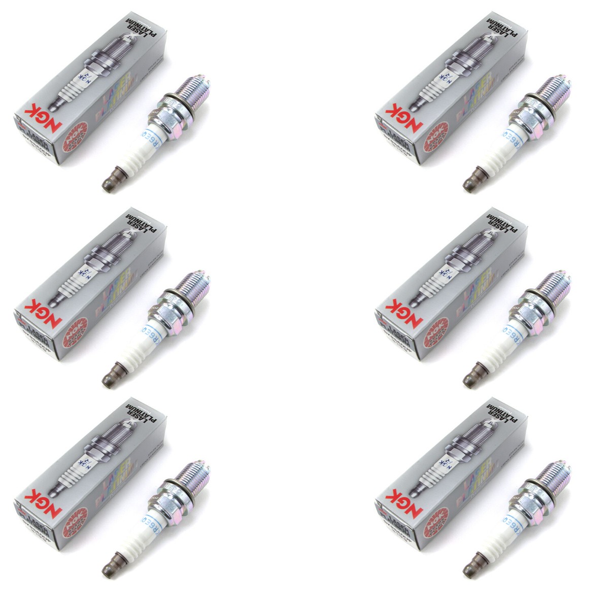 6x Zündkerzen BKR6EQUP Satz Laser Platinum NGK 3199 - NGK - Marken