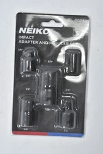 Neiko Impact Adapter & Reducer Set 5-Piece Kit Hardware Socket Driver 30249A
