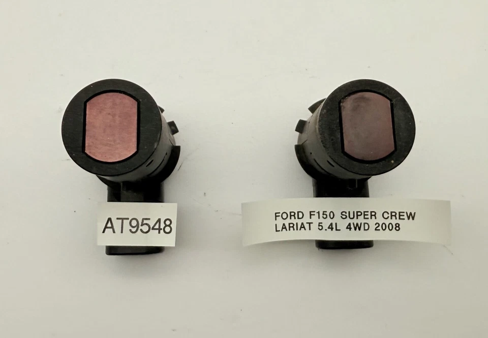Par de sensores ultrasónicos de estacionamiento para parachoques trasero OEM 04-08 Ford F-150 F-250 F-350 Foto 2 de 4