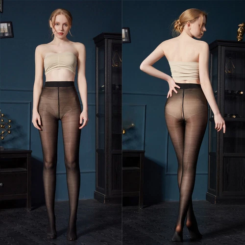NEU 70d Shaping Tights Tanz Yoga Strümpfe 220lbs Plus Size Oil Shiny Pantyhose - Bild 10 von 20
