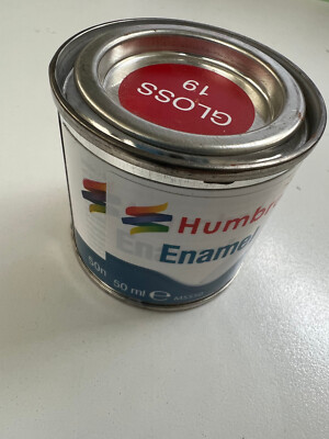Peinture Humbrol No 19 Rouge Vermillon Brillant Peinture Humbrol No 19 Rouge Vermillon Brillant