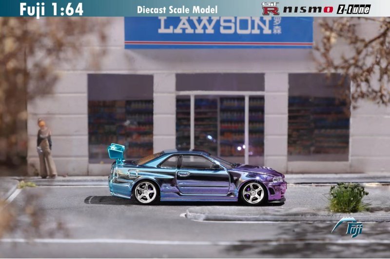 NISSAN Skyline GT-R (R34) - NISMO Z Tune HW - Purple Blue
