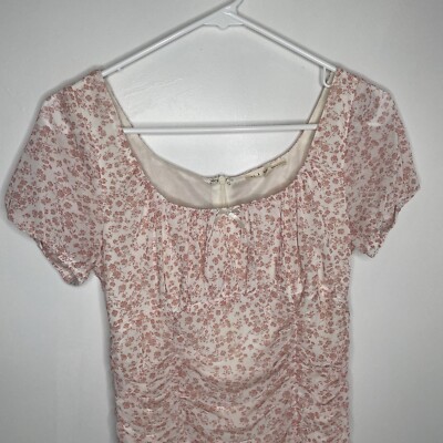 pink rose mini dress [Rose Candy] Sweet Rose Pink Mini Dress
